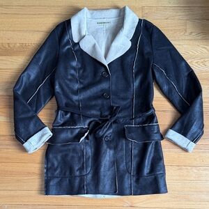 Velvet Belted Jacket